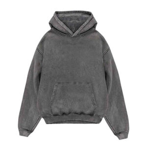 Oversize hoodie for men, With Acid wash effect
